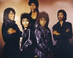 Album cover art from 1988. Hand-painted billboard for the daKrash album release, 1988